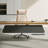 Tan Rectangular Solid Wood+Acrylic Executive Desk-2048689365-2048689387