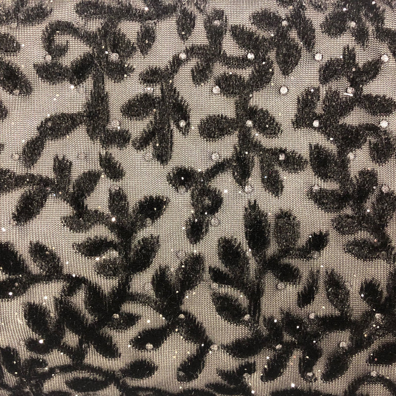 Tissu wonderland, Noir