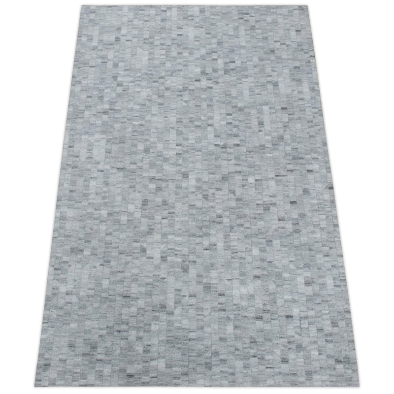 Tapis gris et argent Modern Patchwork