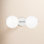 Vibi 2 Light Frosted Dimmable Vanity Light