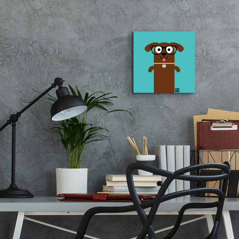 «Bow Wow Dachshund» par Todd Art, H 12 po x l 12 po