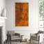 Earth' Framed Print on Canvas