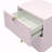 High Gloss 2-Drawer Nightstand-1758266596
