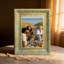 Cadre photo décoratif antique en or 1pc pour photos 5 "x 7" et présentation de photos de mariage