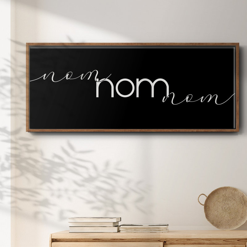 Nom Nom Nom - toile encadrée