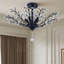 Lustre en cristal à 5 bras avec base et ampoule E12