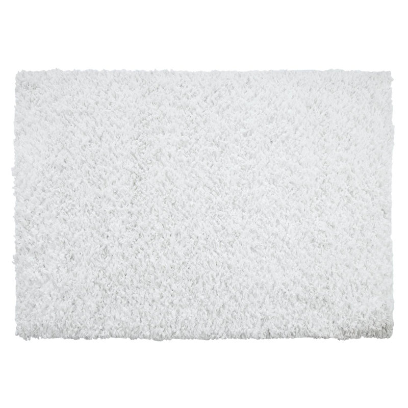 Youns Non-Slip Bath Rug, White