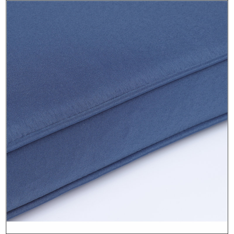 Coussin de chaise longue pour l'extérieur, Bleu