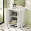 Meuble-lavabo autoportant de 30 pouces avec lavabo en céramique et rangement caché-1784047612