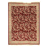 Handmade Silk and Wool Area Rug