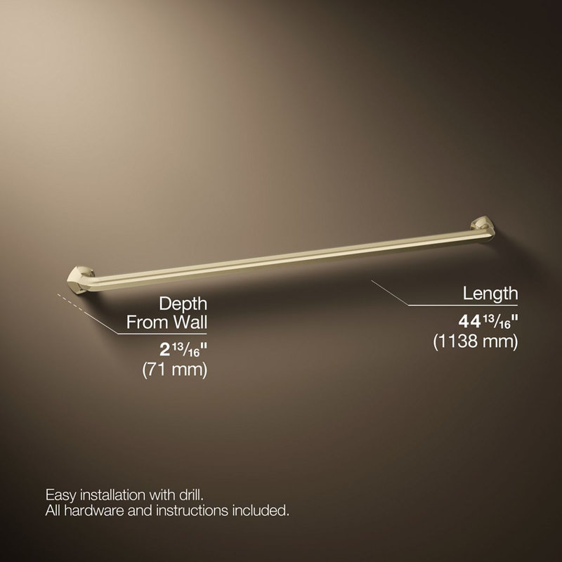 Occasion Grab Bar, 42", Vibrant French Gold