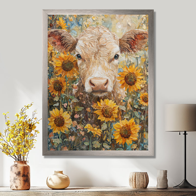 Dunnuck - Animals Canvas Wall Art, Argent argent, H 20 po x l 12 po, Reproduction encadrée d'une seule photo
