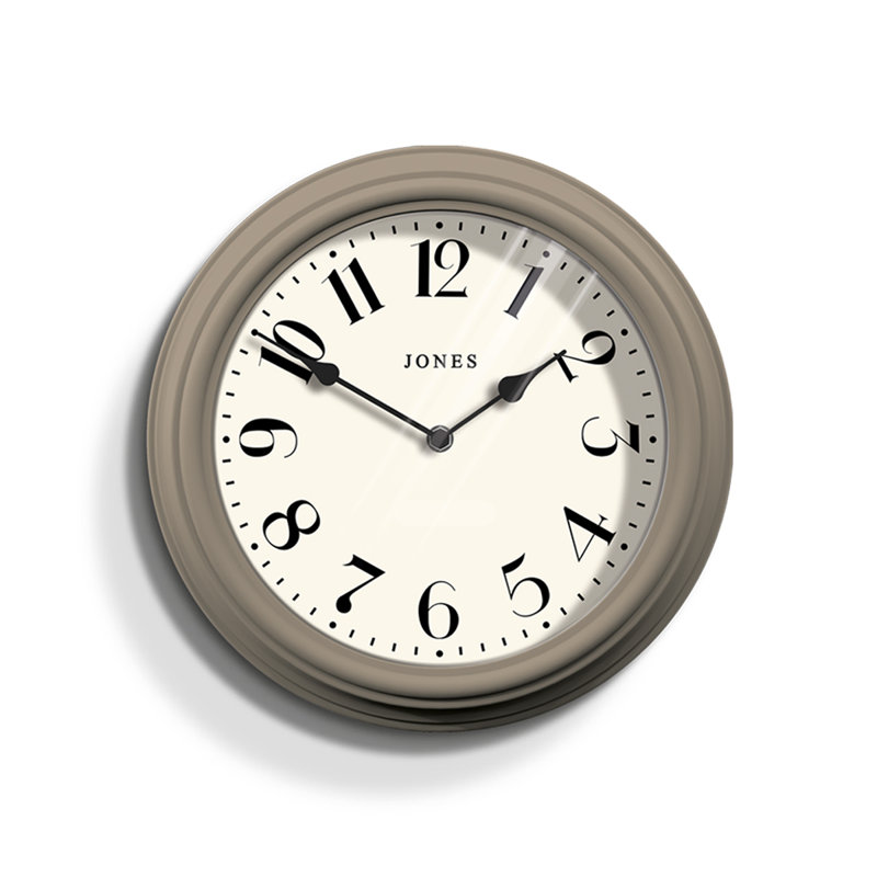 Venetian Acrylic Wall Clock, Stone