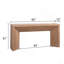 Console 62 po Modern Rustic Modern