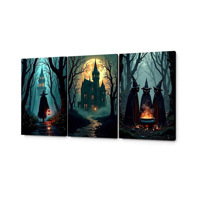 3 Piece Wrapped Canvas Print