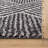 Abstract Geometric Pattern Shag Rug – Anthracite Dark Gray – Medium Pile, Durable & Stylish-57271662