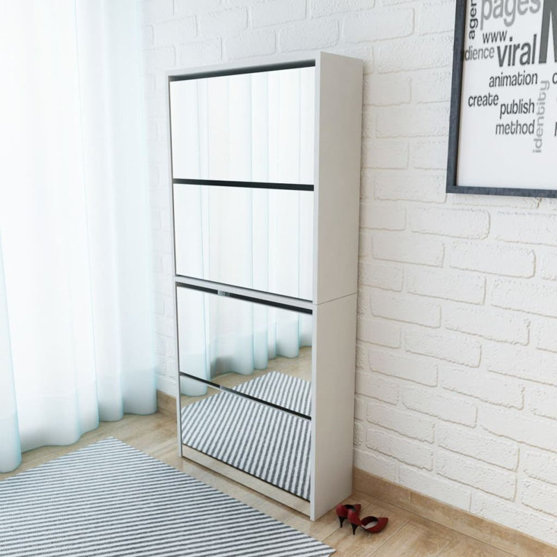 Shoe Storage, High Gloss White