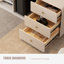 White Rectangular Stone+Manufactured Wood With Drawers Desk-523675103-523675102
