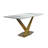 Kivah Metal Base Dining Table-2042237698-2043432175