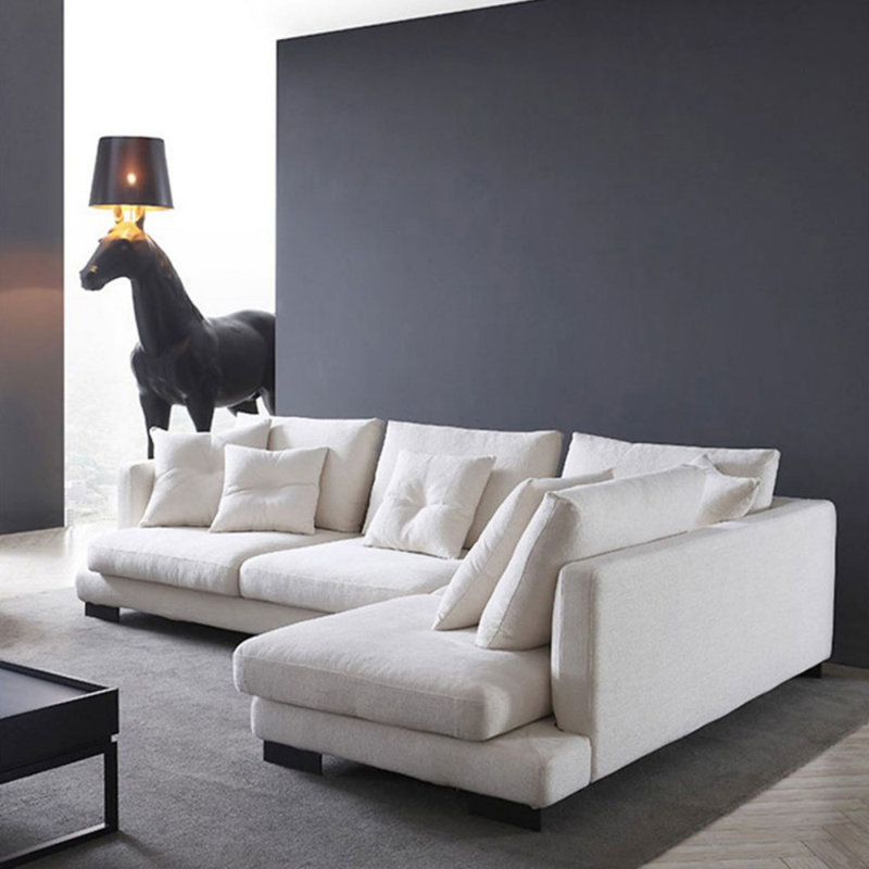 Canapé modulaire 2 pièces rembourré, Orienté à droite