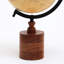 Globe terrestre | Globe décoratif avec base ronde en bois