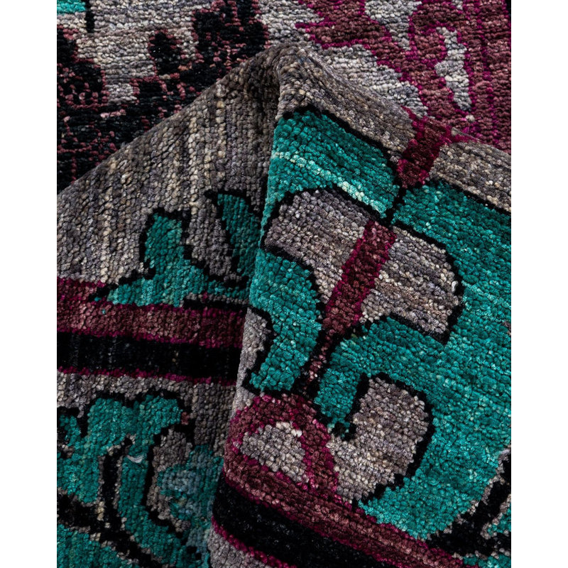 Overyed One-of-a-Kind Runner 2'6" X 10' Hand Knotted Area Rug