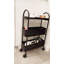 Chariot de rangement à roulettes à 5 niveaux - Organisateur de tiroir en filet avec roulettes verrouillables pour espaces étroits