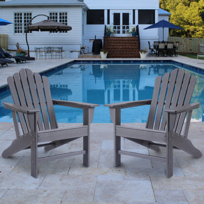 Chaise Adirondack en plastique Byrge