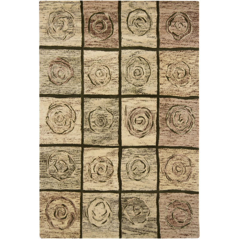 Hume Wool Geometric Indoor Rug, Rectangle 7'9" x 10'6"