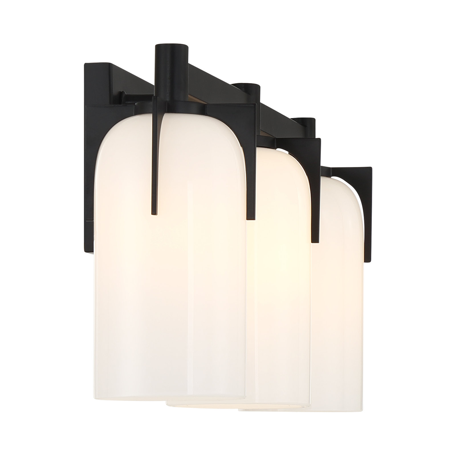 Irela 3 - Light Vanity Light, Black, 8.5" H x 24" W x 24" D, 3 Lights