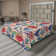 Drap plat à motif floral bohème Ambesonne