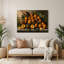 Fruit, art mural en métal brun Sapodilla