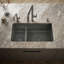 Iron Tones 33" L x 18.75" W Large/Medium Double-Bowl Kitchen Sink-6918504