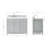 43 " W Freestanding Standard Free Standing 1 Single Vanity Bathroom Vanity With Carrara Marble Top-85363968