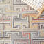 Tapis intérieur / extérieur gris en laine touffeté à la main Patchwork 6 pi 7 po x 8 pi 10 po Patchwork-542306936