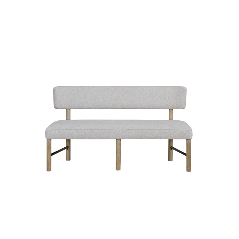 Modern Accent Bench,Upholstered Dining Bench