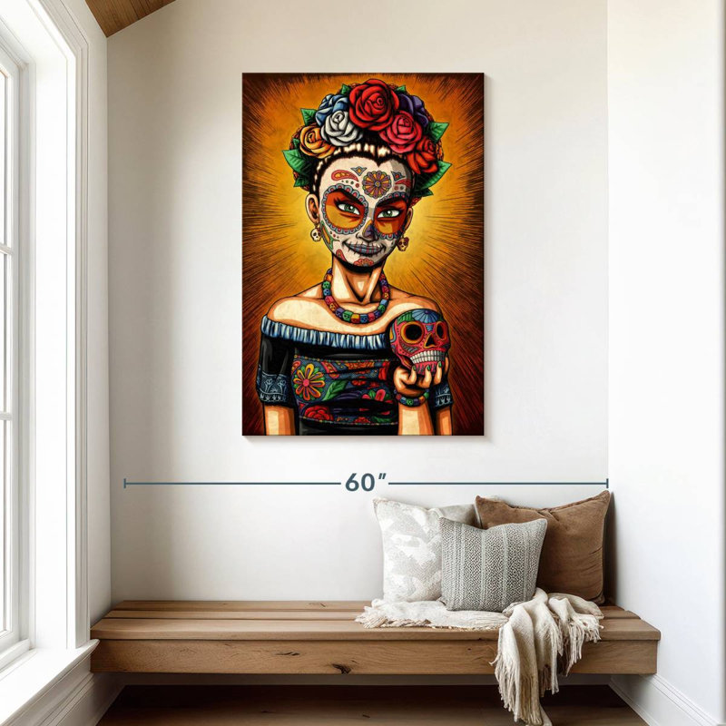 Lelend Skull Rita, 45" H x 30" W