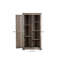 Grande armoire de rangement rustique avec portes de grange et tablettes réglables pour l'organisation de la cuisine et de la maison-368083835