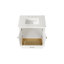 Meuble-lavabo simple 29,9 po avec plateau en marbre Carabella
