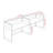 Miland Rectangle 2 Person 94.49'' L Training Table