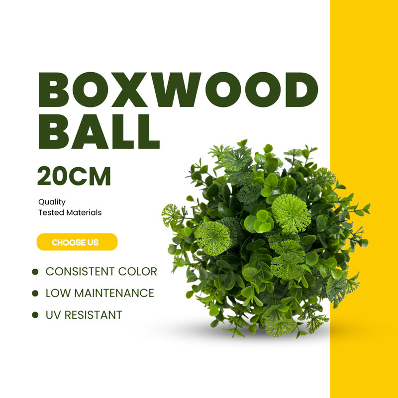 7.5 Inch Boxwood Ball No Pot Included
