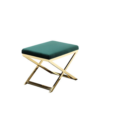 Axel Stainless Steel Accent Stool