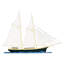 Schooner Mailbox Ornament