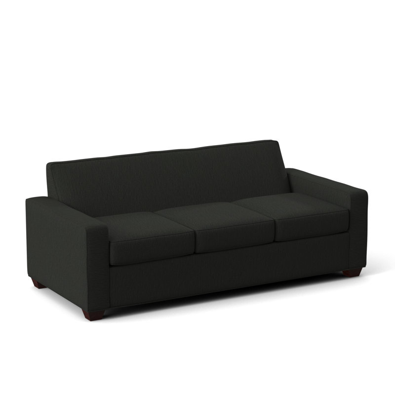 Avery Queen Sofa, Cardigan Coal, Empire Mahogany