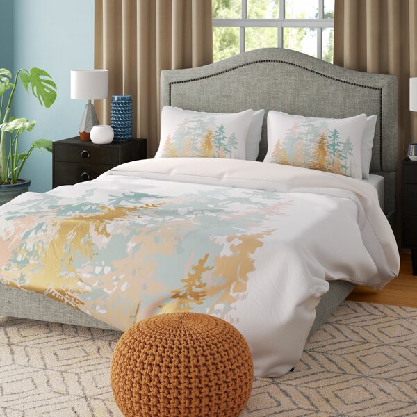 East Urban Home Modern & Contemporary Floral Comforter Set & Reviews ...
