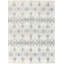White Modern Wool Rug - 9'1" x 12'4"