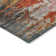 Machine Washable Indoor/Outdoor Xhevrie Terracotta Rug