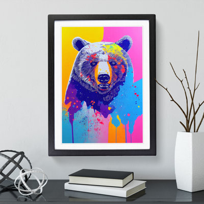 Colourful Bear No.1 - Wall Art
