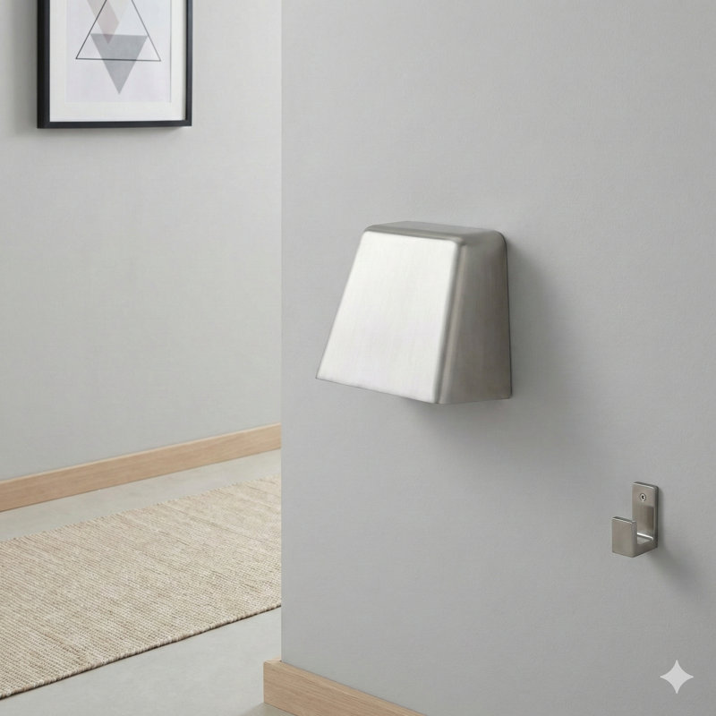 A 5.5-Inch Wall Sconce With A Brushed Aluminum Finish And Integrated LED Lighting., Brushed Aluminum