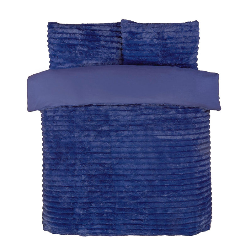 Polyester No Pattern [EU ONLY] Duvet Cover Set with Pillowcases, Blue, Single Duvet Cover + 1 Single Pillowcase